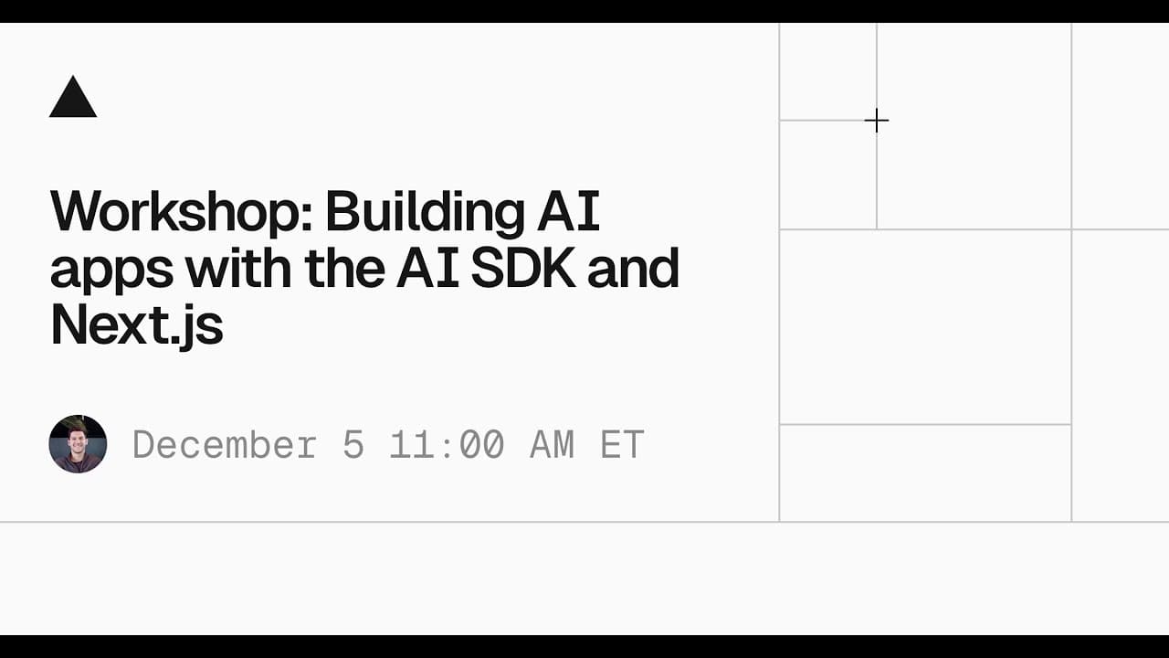Building AI Applications with the AI SDK thumbnail